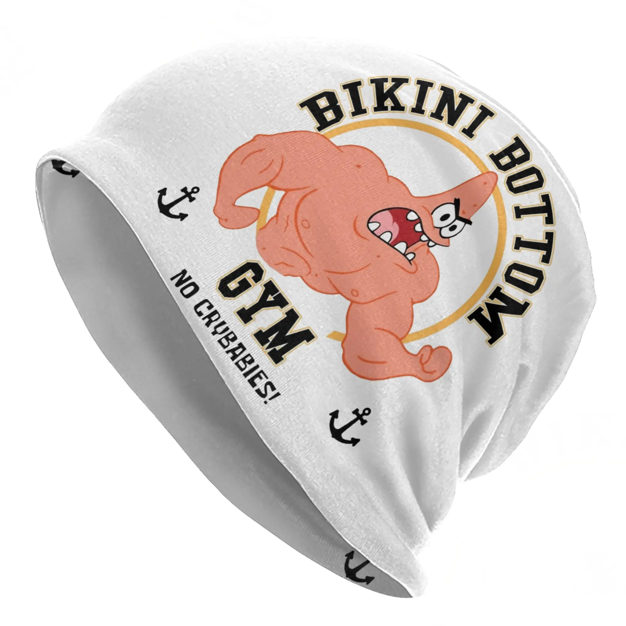 Bikini Bottom Gym Spongebobed Caps  Casual Men Women Outdoor Skullies Beanies Hat Spring Warm Head Wrap Bonnet Knitted Hat
