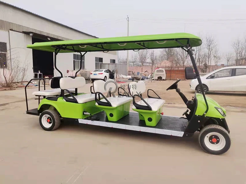 8people Golf Carts Electric 4 Wheel Electric Golf Trolly Golf Skateboard Sightseeing Buses Car