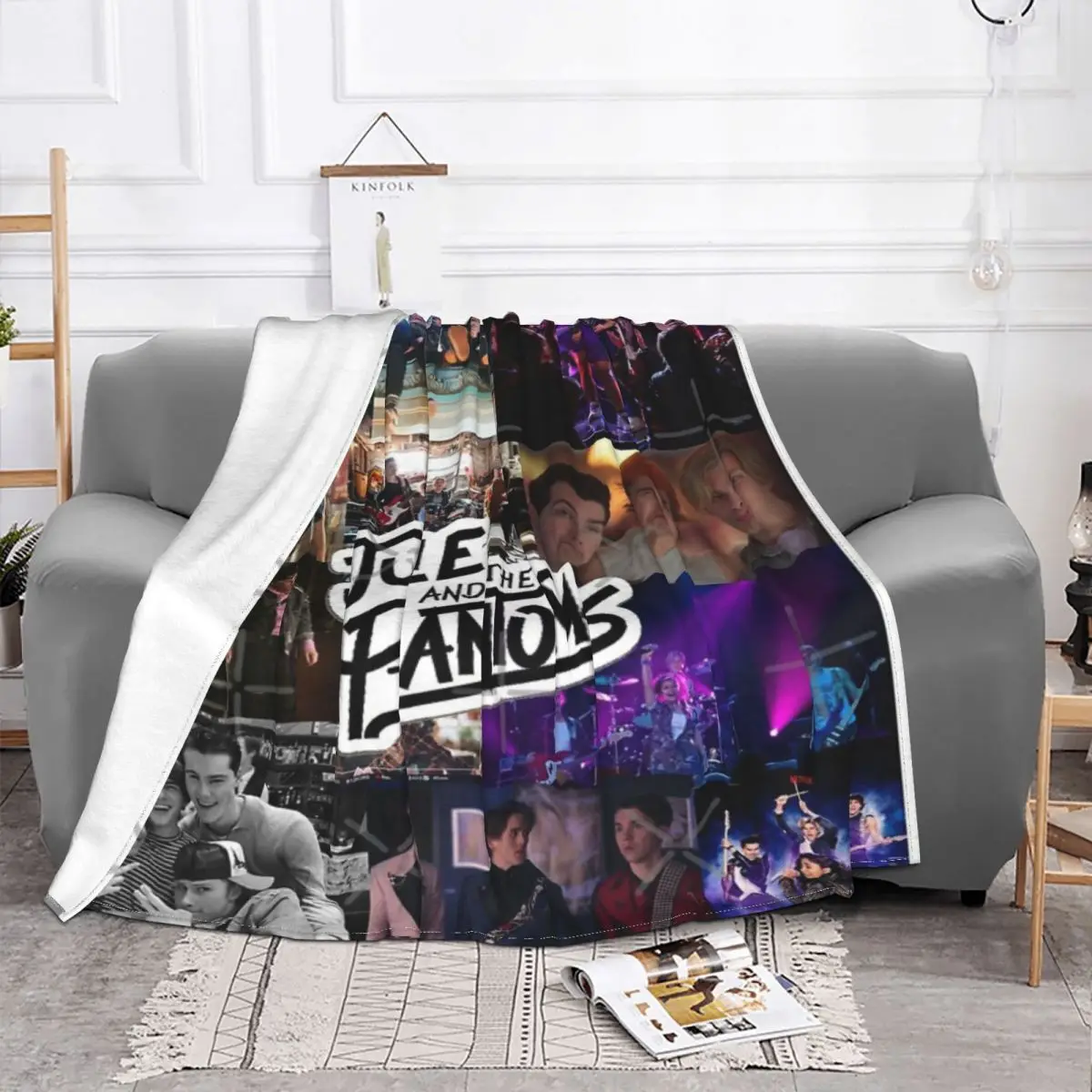 Julie And The Phantoms Band Collage Home Knee Blanket Couple Blankets Blankets And Throws Throw Blanket