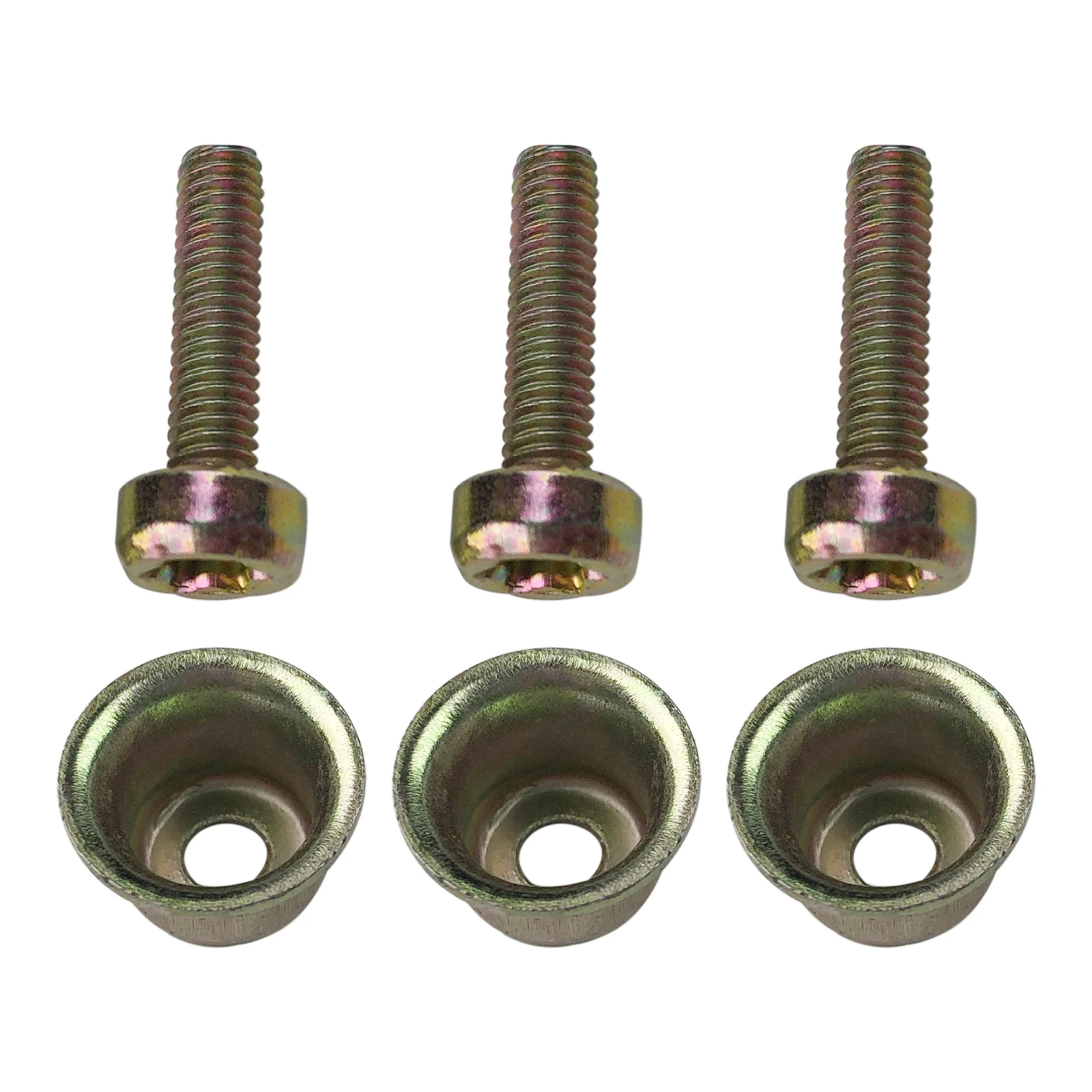 3Pcs Chain Brake Handle Cup Screw for Stihl 024 026 034 044 MS260 Chainsaw Using 4mm Bolt Garden Tool 0000 790 6100