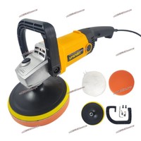 Electric Car Polishing Machine 7 Inch 180 Tool Small Grinding Handheld Flat Waxing Machine