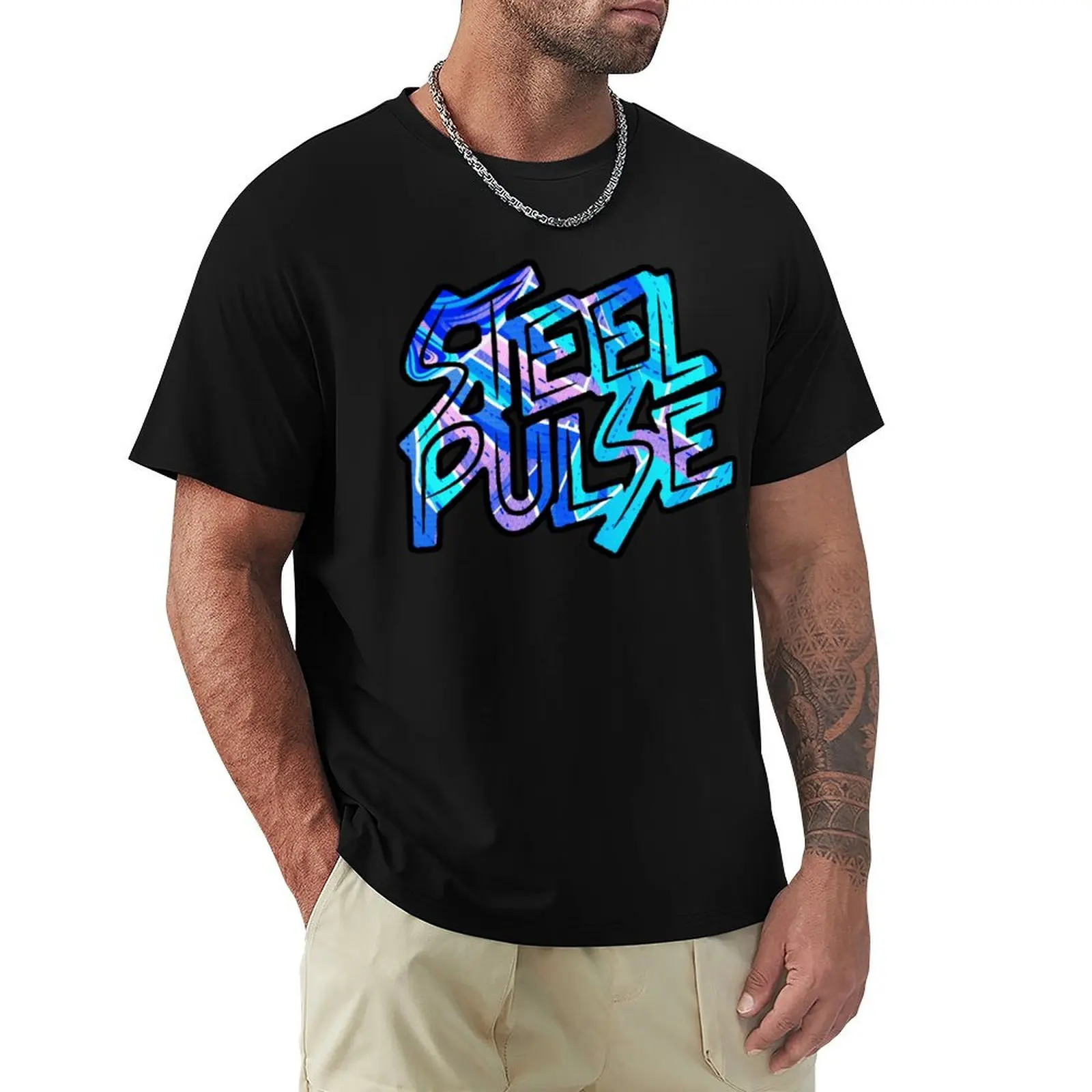 THE STEEL PULSE roots reggae musical band T-Shirt Soft Anti-Shrink Cotton Tee
