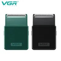 VGR Shaver Professional Hair Trimmers Rechargeable Beard Trimmer Electric Shaver Reciprocating Razor Travel Shaver for Man V-376