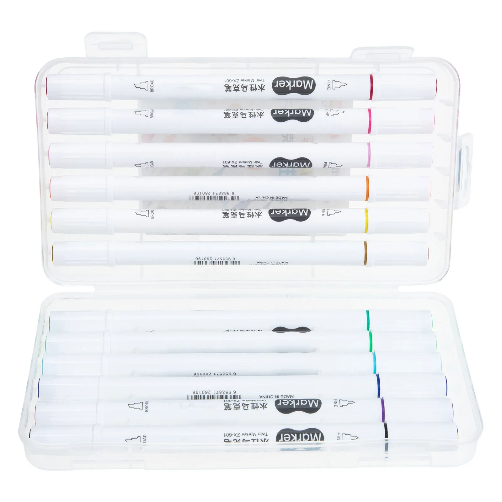 

1Set Double-End Colored Marker Pens Acrylic Paint Markers for Art DIY Painting Drawing Kids Adults Paint Pens Art Supplies