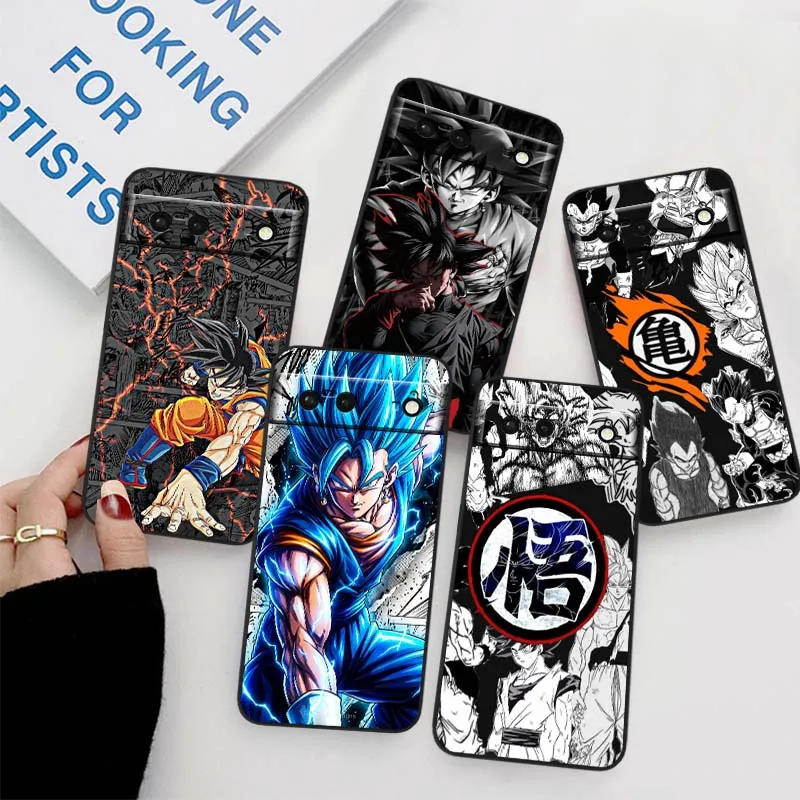 

Dragon Ball Popular Phone Case For Google Pixel 9a 9 8A 8 7 7A 6 6A Pro XL 2024 5G Black Soft TPU Silicone Cover