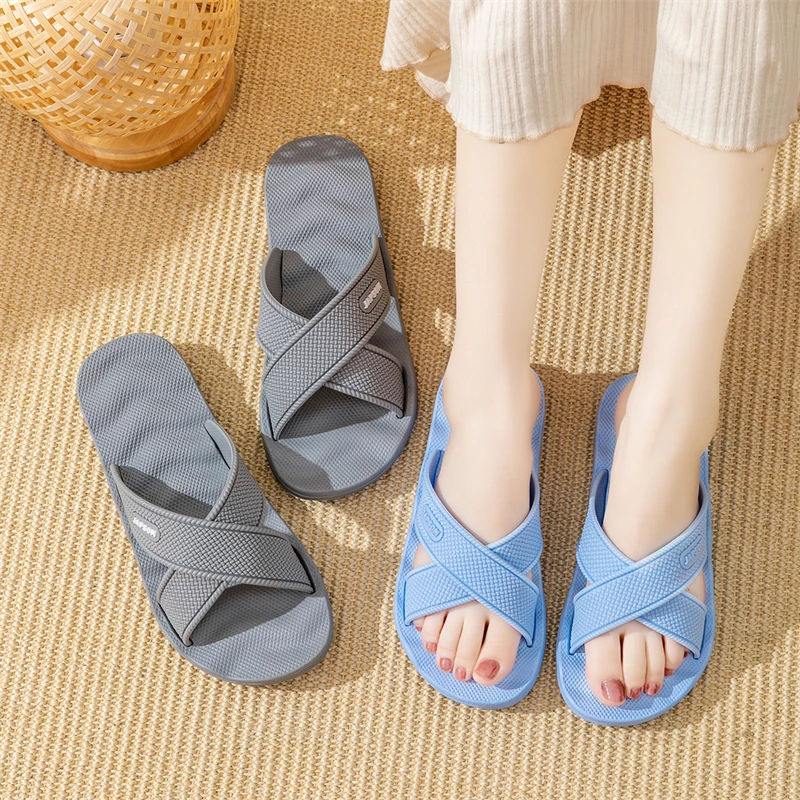 Rutschfeste Kreuzpantoffeln für zu Hause im Paar-Stil, ultraleichte, rutschfeste, geruchshemmende, bequeme Outdoor-Strandschuhe für Herren und Damen – Detail 21