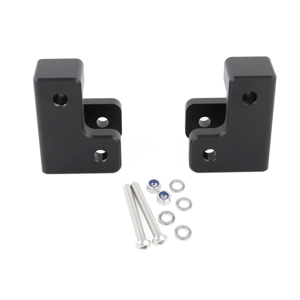 

Motorcycle Aluminum Rider Foot Pegs Footrests Front Footpeg Lowering Brackets CBR600RR 2007-2024 2025 CBR600 RR Fit For Honda