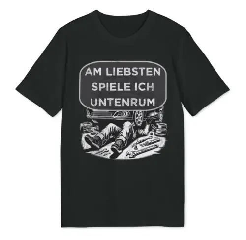 KFZ Mechaniker T-Shirt Schrauber Werkstatt Garage Shirt Lustig Geschenk Required