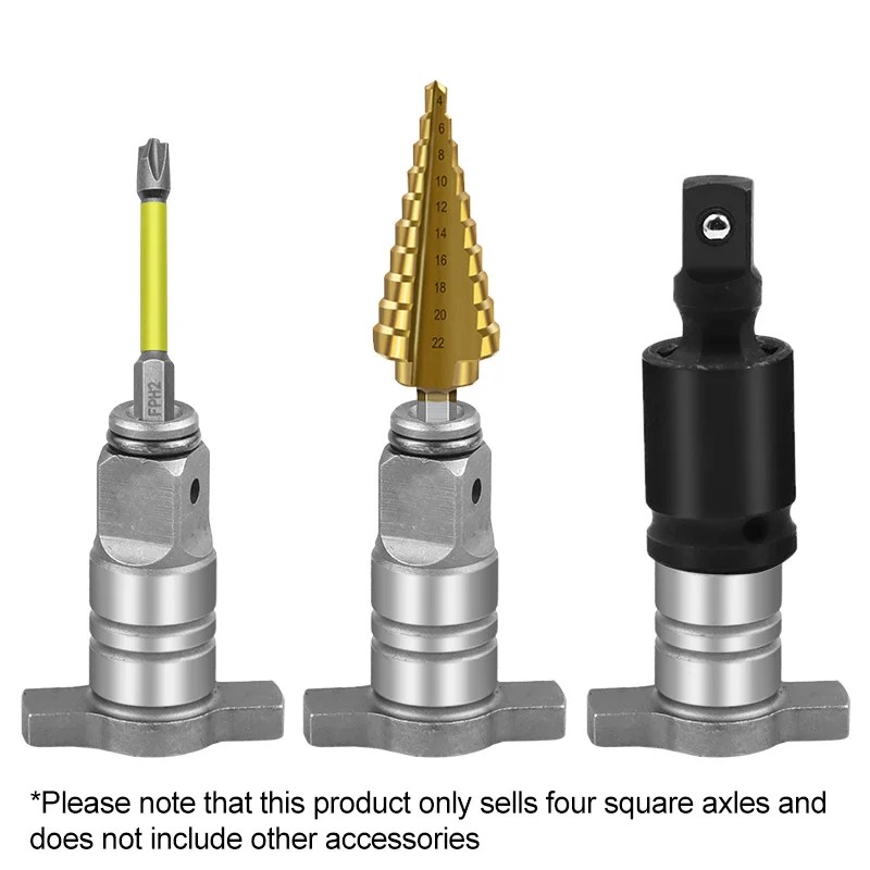 Electric Wrench Adapter Electric Brushless Impact Wrench Shaft Single/Dual Use Cordless Wrench Part Power Tool Accessory