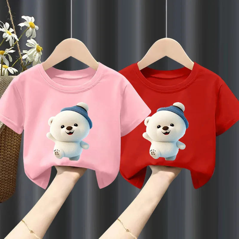 New Children\'s T-shirt Short-sleeved Summer Thin Men\'s and Women\'s Compassionate Baby Half-sleeved Summer Clothing Wholesale