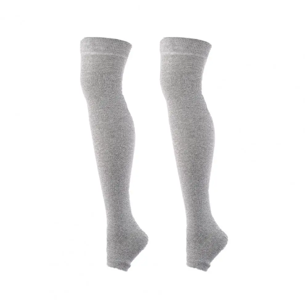 

1Pair Thigh Stocking Breathable High Elasticity Exercise Costume Widen Welts Yoga Compression Socks for Yoga