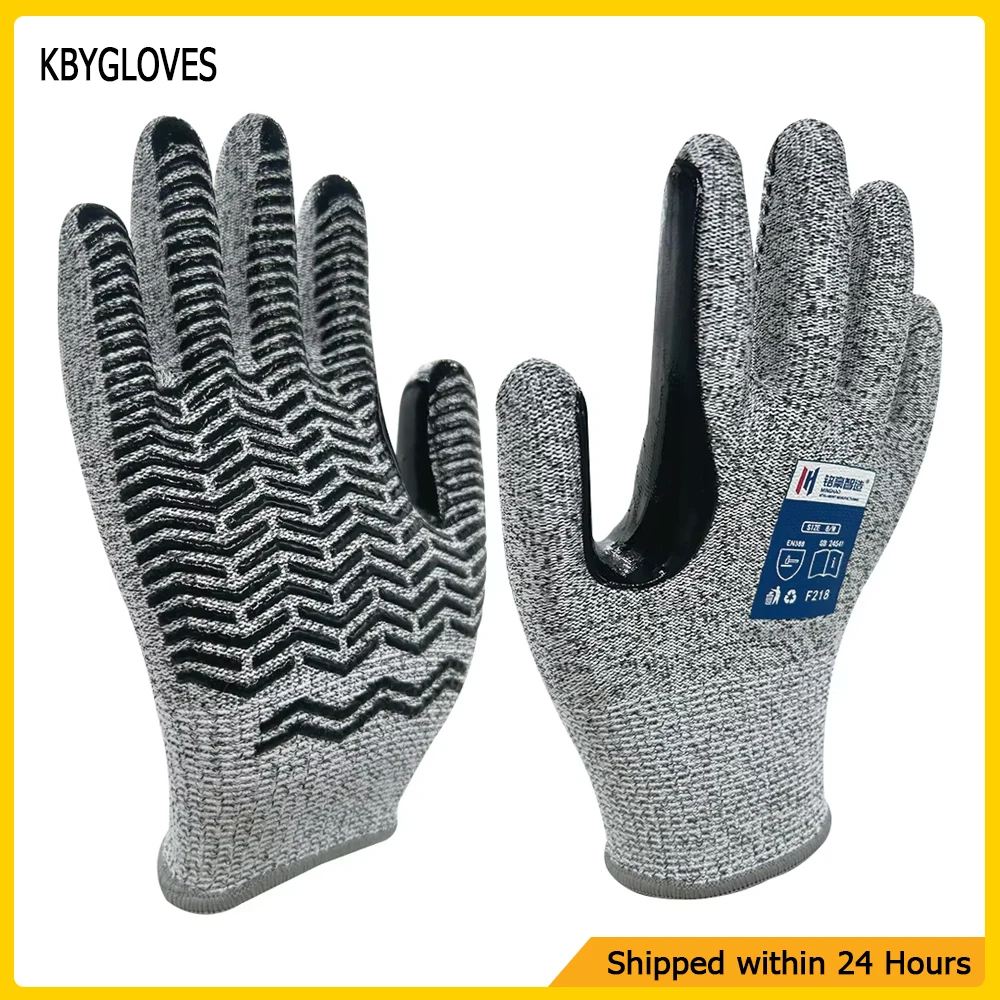 

EN388 Cut Resistant Gloves Level 5 Anti-Cut Safety Glove High Performance Polyethylene for Home Kitchen Butchery Gardening Work