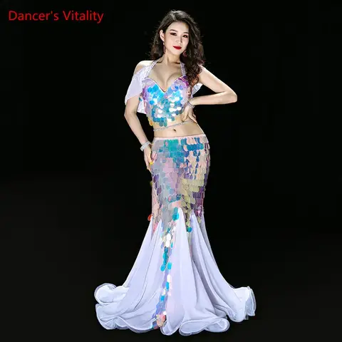 Mermaid Long Dress for Belly Dance Dancer's Vitality