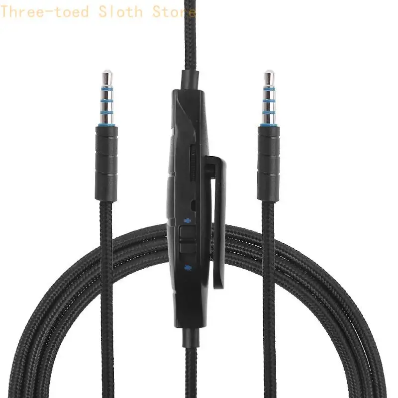 3,5-mm-Kopfhörer-Audiokabel mit Inline-Steuerung für G633 G933 Gaming-Headset-Kopfhörer E74A – Detail 5