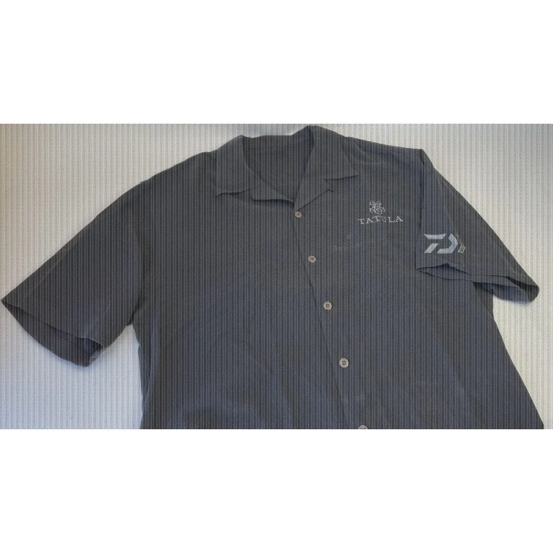 Men's Cuban Collar Short Sleeved Fishing Shirt, Summer Lightweight and Breathable Outdoor Lure Fishing Cardigan Shirt
