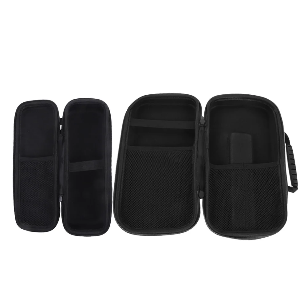 2Pcs Microphone Carry Bag Eva Shockproof Durable Storage Case Handheld Mic Organizer Travel Transport Protector