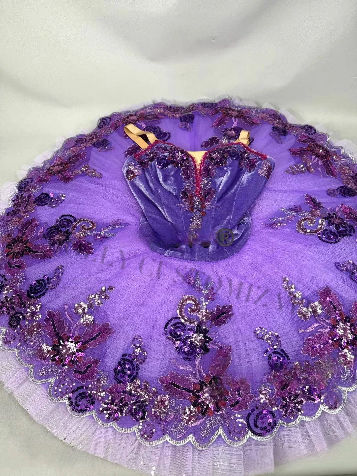 

2025 New Tailor-made Purple Lilac Variation Purple Fairy TUTU Ballet Performance Dress for Adults and Children