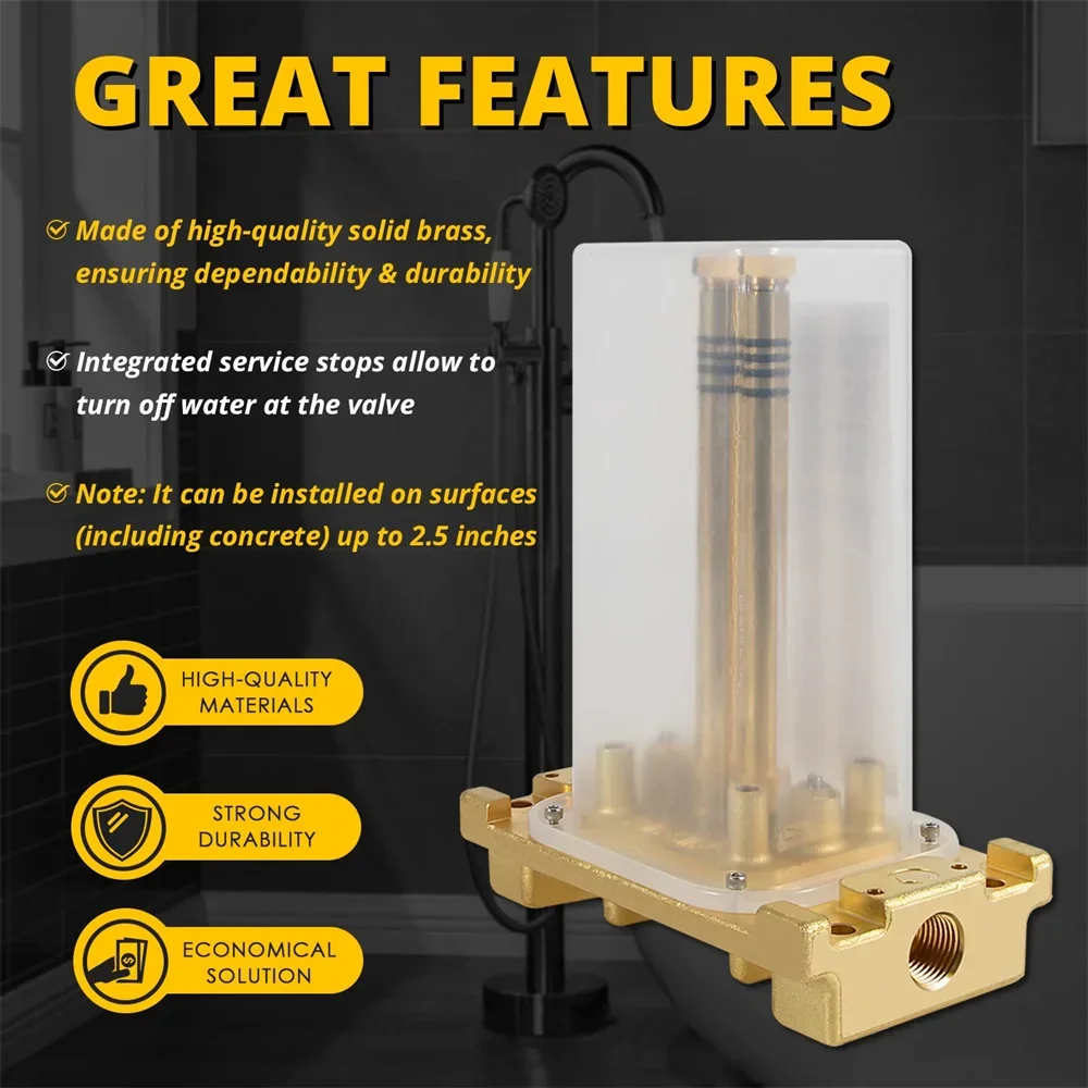 Sostituire per il R4700-FLWS valvola di riempimento della vasca Freestanding a pavimento per Delta o qualsiasi D riempitore per vasca Freestanding a pavimento