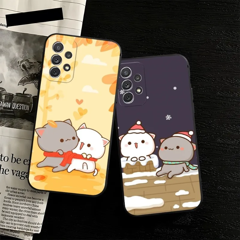 Cute BuBu DuDu Phone Case For Samsung A34 A24 A54 A14 A23 A33 A13 A21 A71 A31 A22 A53 A52 A73 A32 A50 A20 A40 Coque