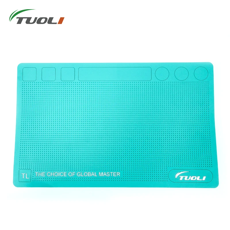 Imagem -05 - Almofada Especial do Silicone de Tuoli com Filme Resistente de Alta Temperatura da Isolação Térmica Antiderrapante da Multi-função Magnética do Telefone Móvel