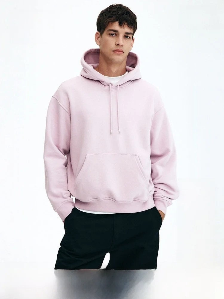 

Мужская толстовка H&M с длинными рукавами, удобная, мягкая, однотонная, свободного кроя, модная, в стиле стритвир, подходит для молодежи и людей среднего возраста.