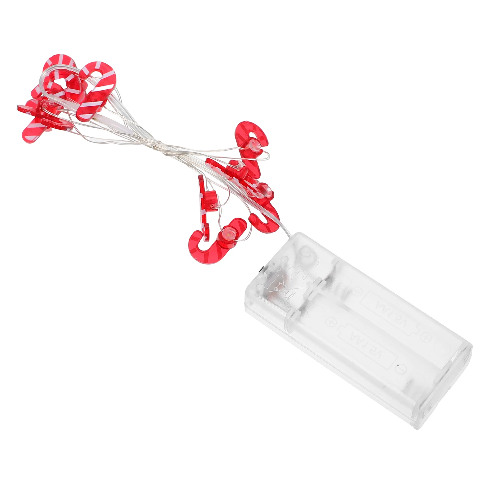 

1pc 1M Copper Wire LED String Lights Candy Cane Decor Home Christmas Tree Operated Outdoor Indoor Festive Small String