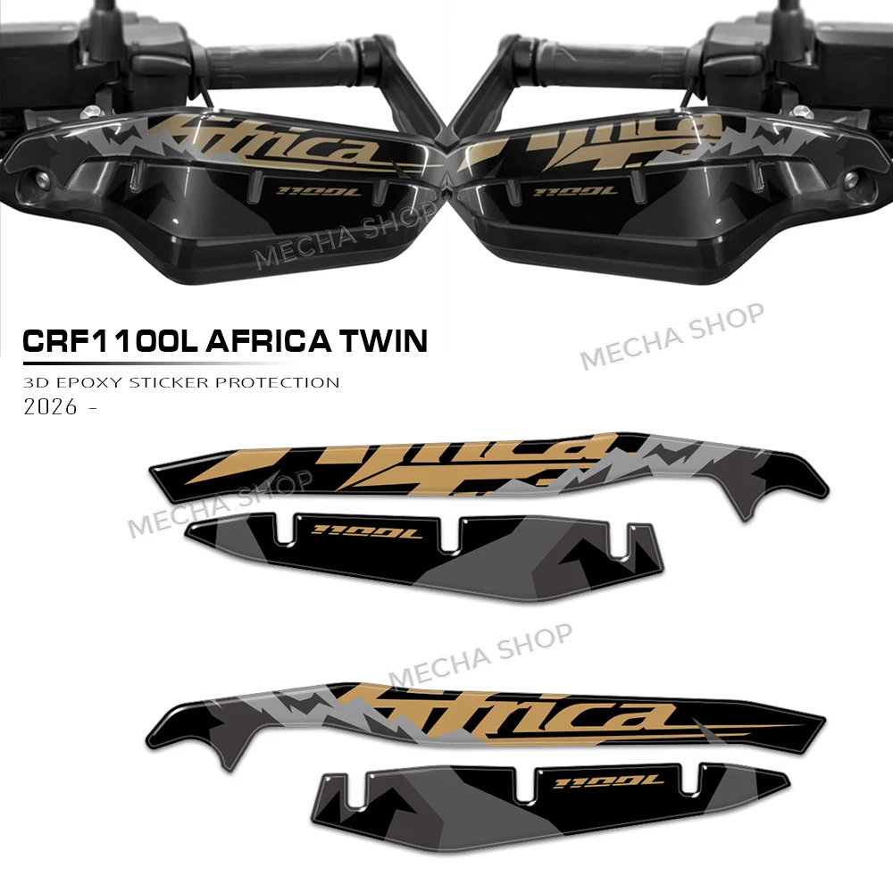 For Africa Twin CRF1100L CRF 1100L CRF 1100 L Motorcycle Handguard Stickers Hand Guard Shield Protection Decals