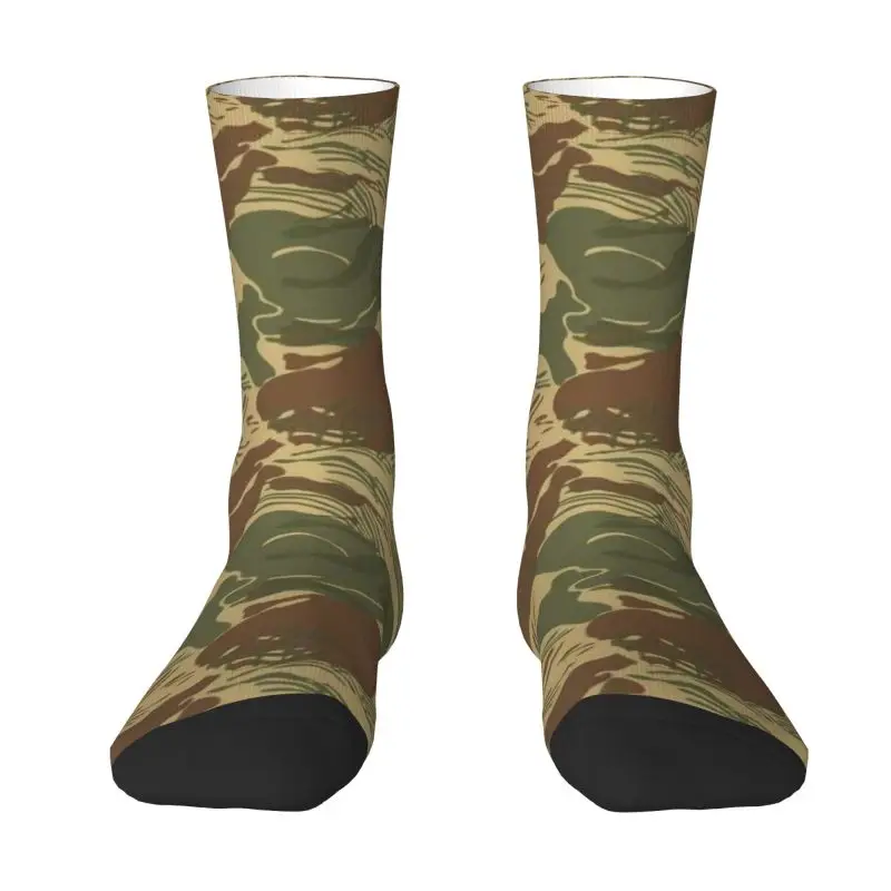 

Kawaii Print Rhodesian Camo Pattern Socks for Women Men Stretchy Summer Autumn Winter Camouflage Crew Socks