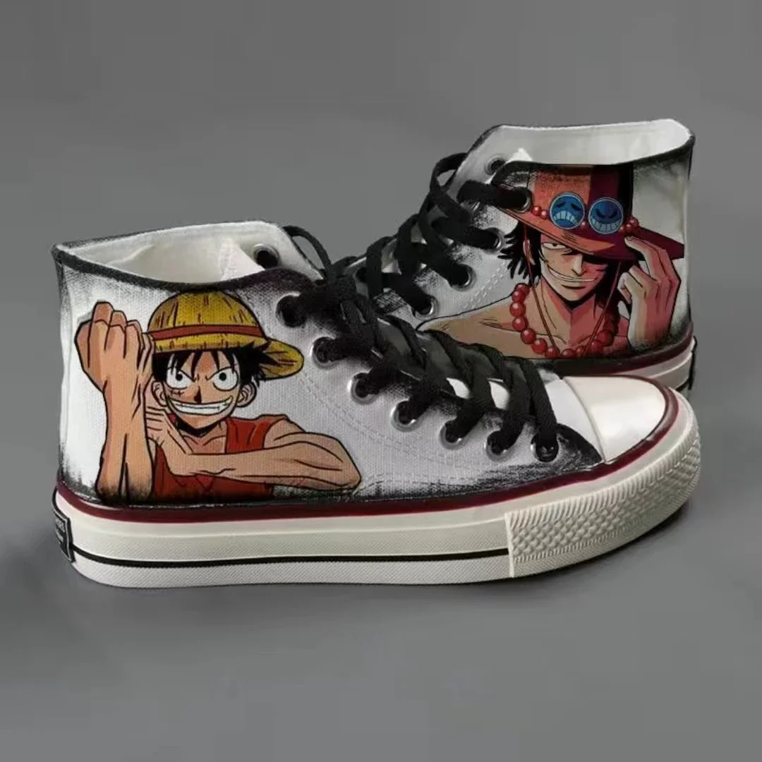 

Anime ONE PIECE Monkey D. Luffy Roronoa Zoro Chopper Cosplay Canvas Shoes High Quality Boots for Unisex Halloween Fashion Gift