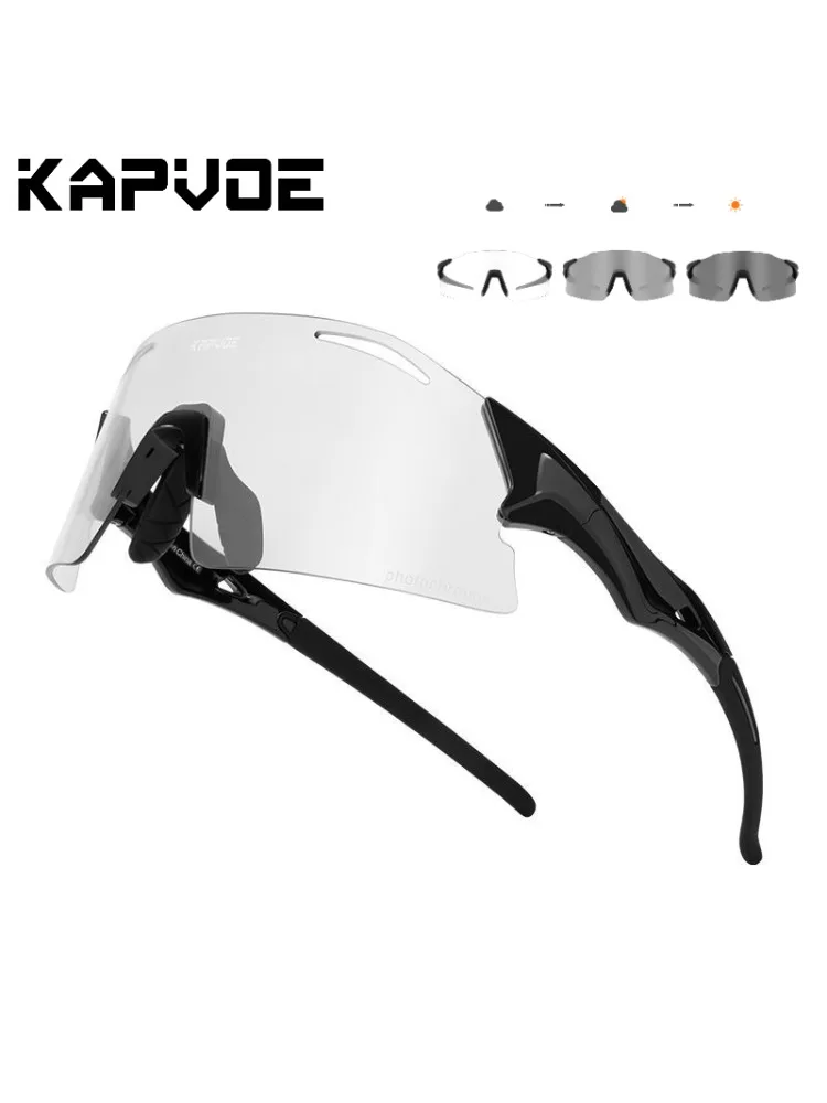 AliExpress kapvoe Kapvoe Photochromic Sunglasses Cycling Glasses Fashion for Men UV400 Eyewear Women Bike Road Bicycle Outdoor Marathon Triathlon