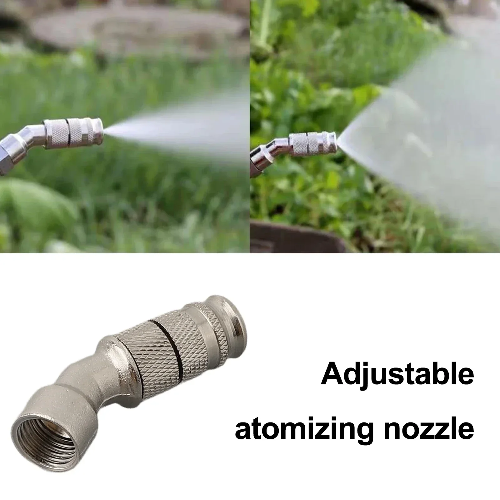 Brass Atomization Nozzle Garden Cleaning Machine Agricultural Electric Sprayer Adjustable Spraying Distance Garden Hose Nozzle