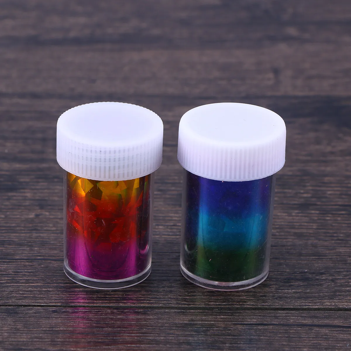 24Pcs Multicolor Nail Decals No Glue Required Nail Art Stickers Birthday Party Manicure Manicure Decorations