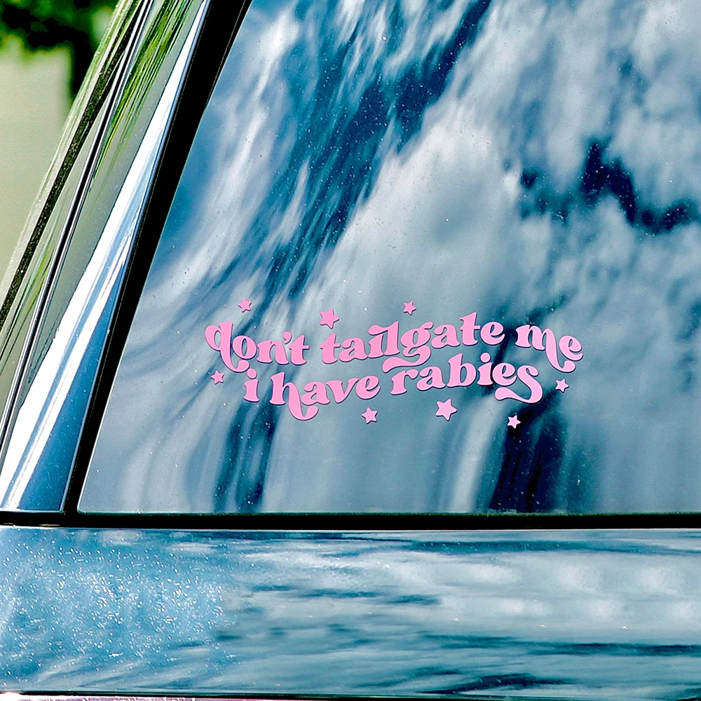 

Don't Tailgate Me Close Funny Car Sticker Decal Bumper Window Windshield Auto Vehicle Decor