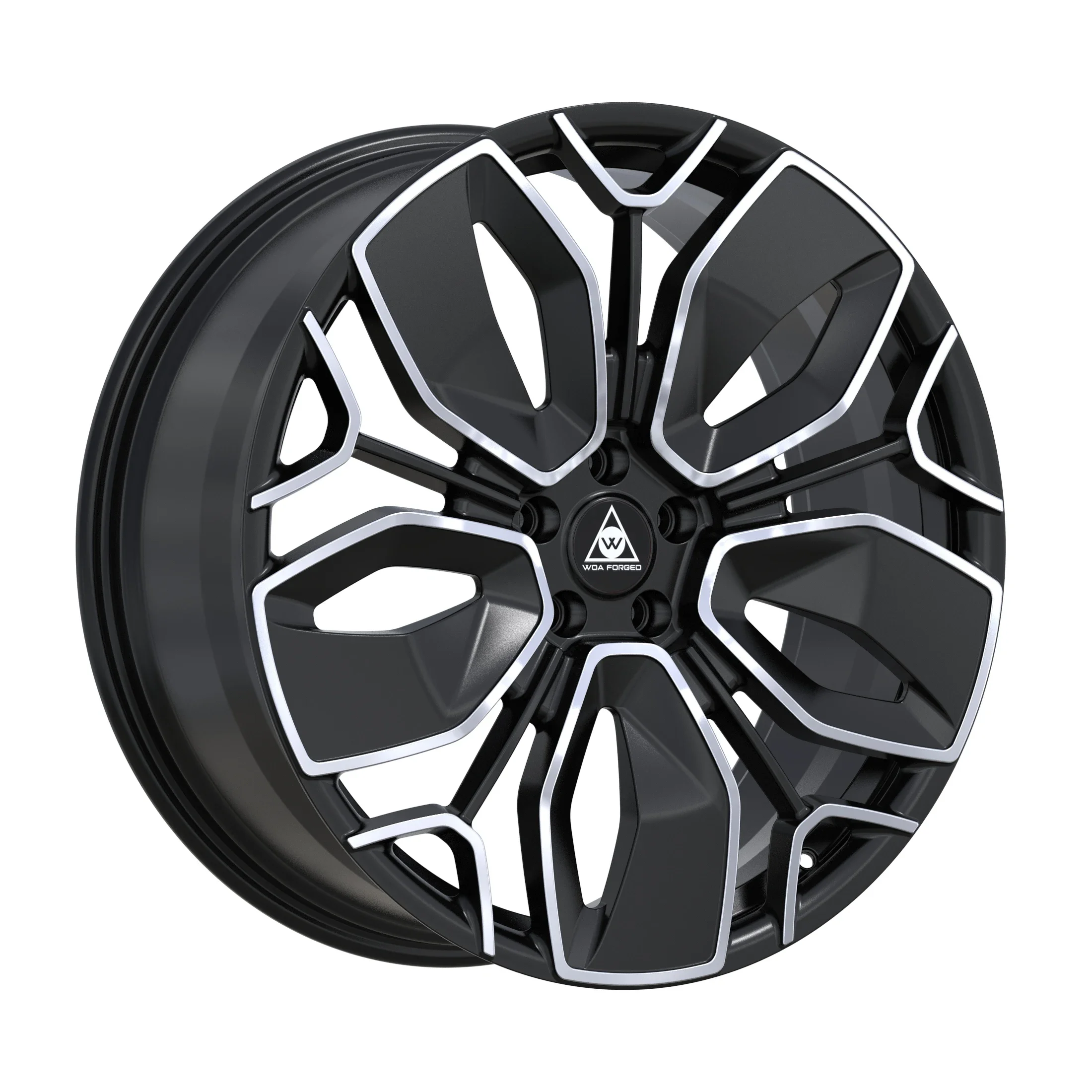For Customized Bright Black Polished Forged Wheels 5x108 Rims 22 Inch for Zeekr 001 2023 OEM 21x9 21x9.5 22x9 22x9.5 ET35 ET40 E