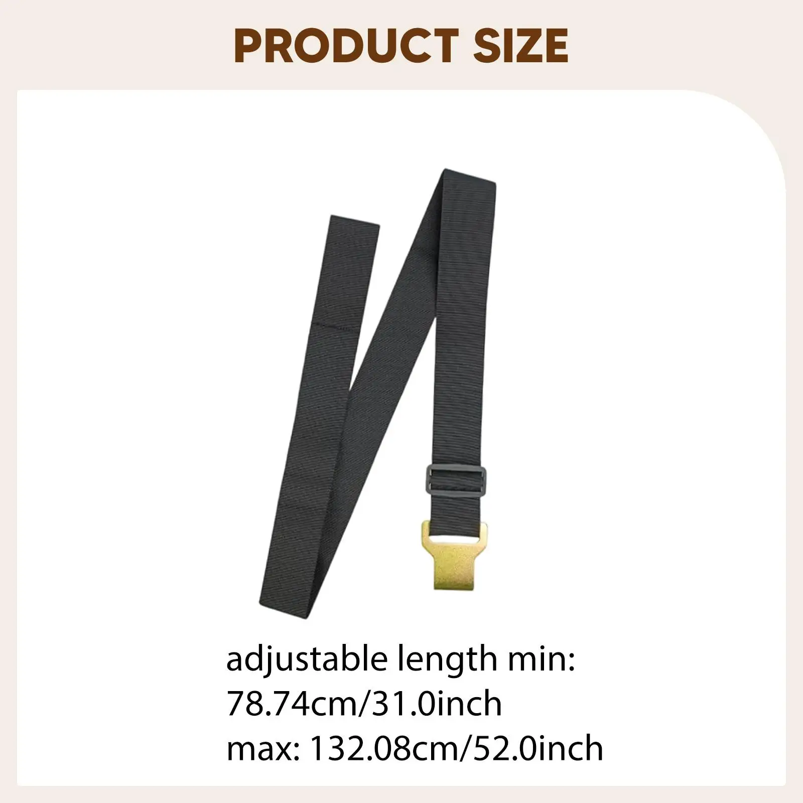Secure Garbage Can Lid Strap Polyester Adjustable Trash Bin Locking Cord Easy Install for Outdoor Park