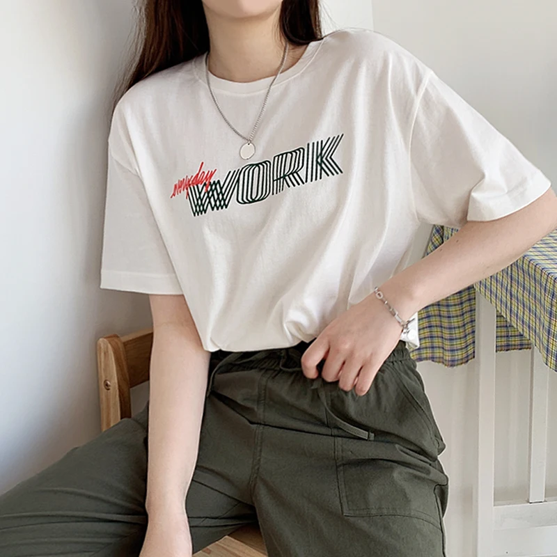 [마지] Camiseta de manga corta Monday Overfit Round 20S para hombre y mujer (2 colores)