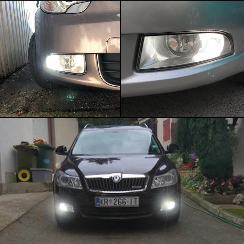 iJDM White 6000K Canbus No Error 1156 P21W LED Bulb for Skoda Superb Octavia 2 FL 2011 2012 2013 Daytime Running Lights DRL 12V