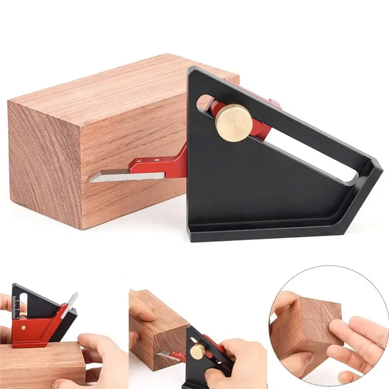 【HAPPYH】لصنع المفاصل أداة مكتشف مركز النجارة 1/2 S أداة من سبائك الألومنيوم #2