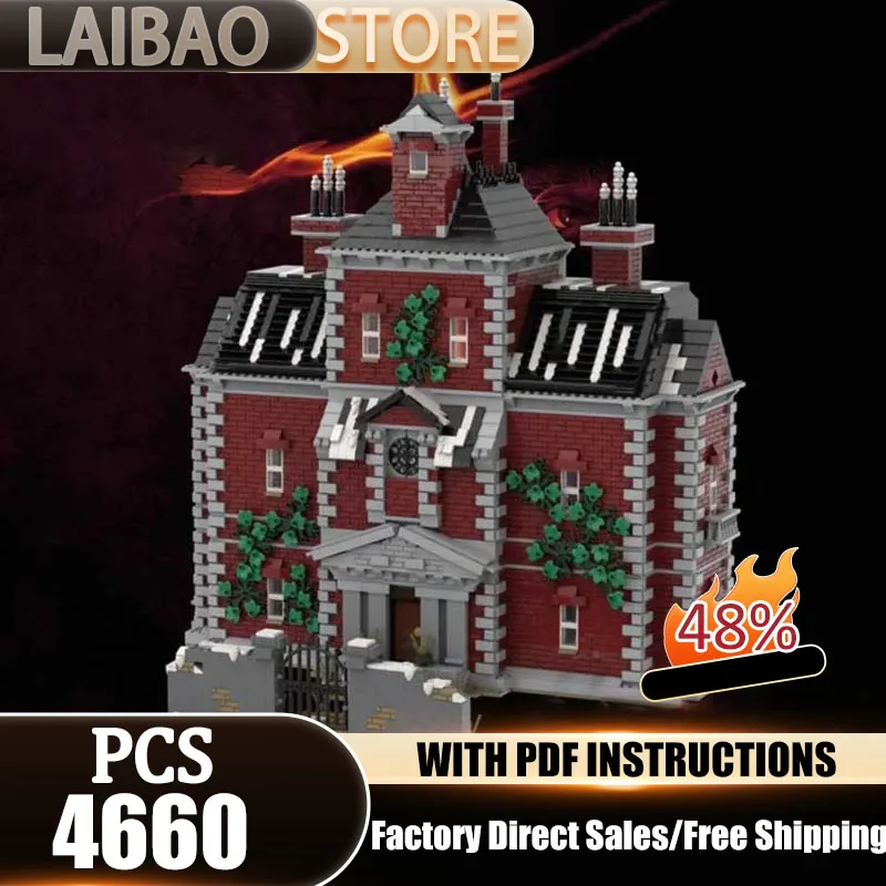 

Конструктор Moc Building Blocks: Рождественская песня - Модель городской улицы, технологичный набор для самостоятельной сборки, игрушка для конструирования, праздничный подарок