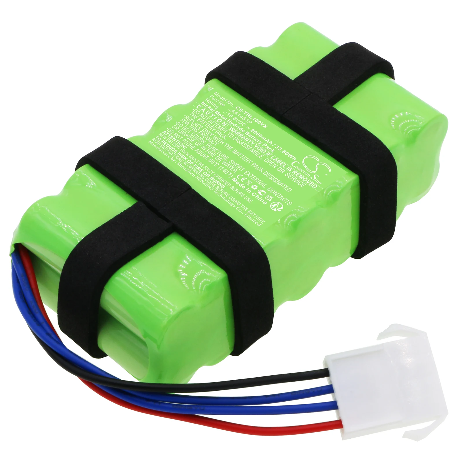 

Ni-MH Vacuum Battery for Toshiba, 16.8V, 2000mAh, Compatible Models: VC-WL100, VC-WL100AC, VC-WL100AC/C, VC-WL100-R