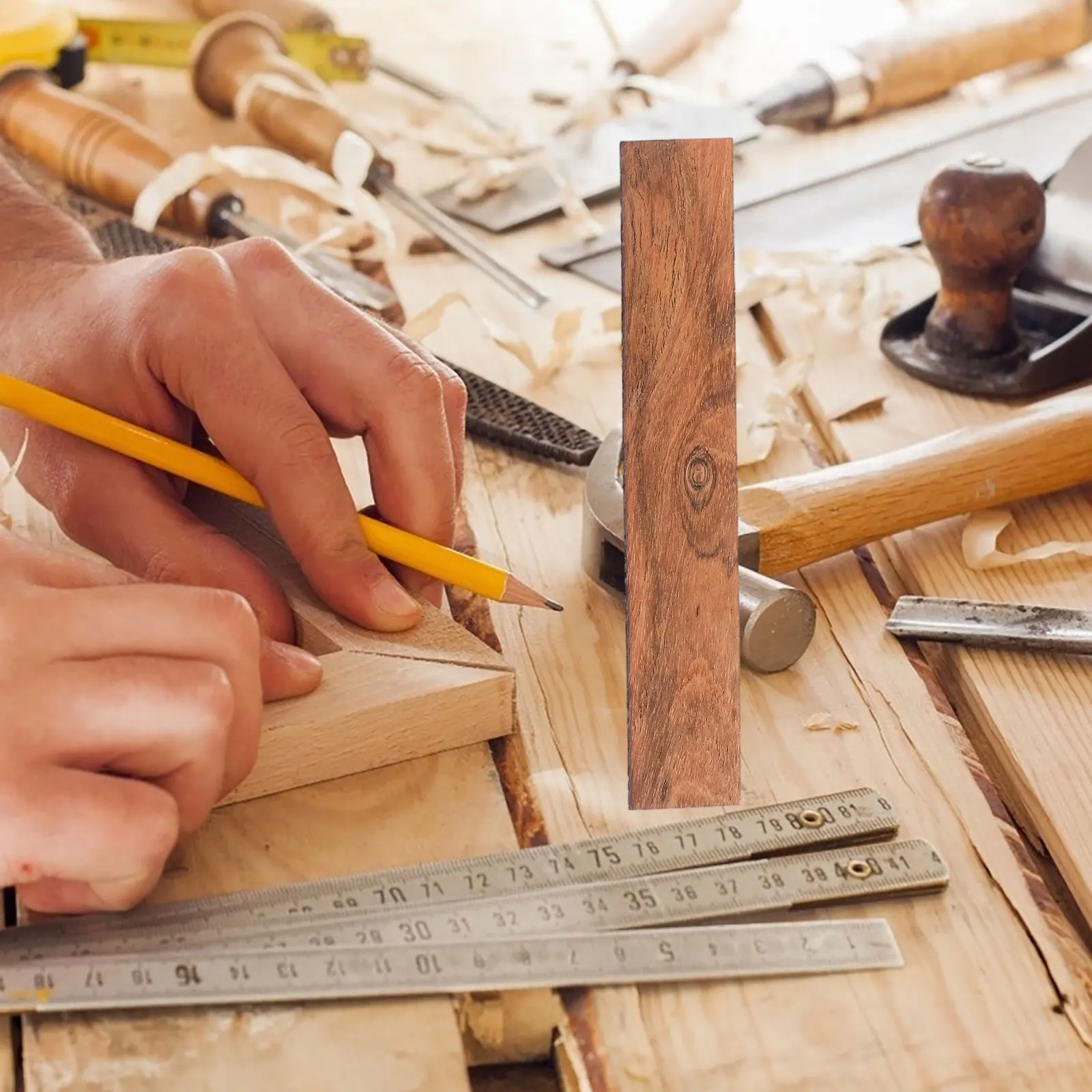 

6 pcs Purple Sandalwood Planks Textured Wood Panels For Diy Garden Bench Replacement Wood Pieces Craft Projects