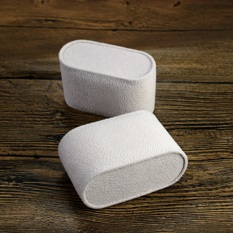 Wholesale Durable Portable Watch Pillows Display for Wristwatch Bracelet Display Pad Storage Box Stand Cushion Black White