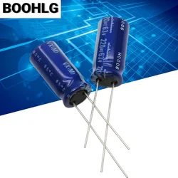 5PCS electrolytic capacitor 63V 220UF 10X20 VX fever audio blue robe 220UF 63V