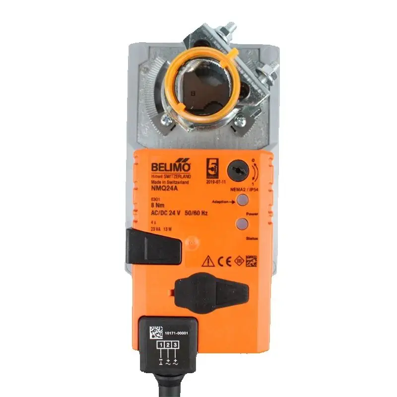 

Моторизованный привод заслонки BELIMO NMQ24A 8NM Rapid Action ADC24V Тип включения/выключения для системы HVAC Оригинальный новый HRV ERV Контроль воды