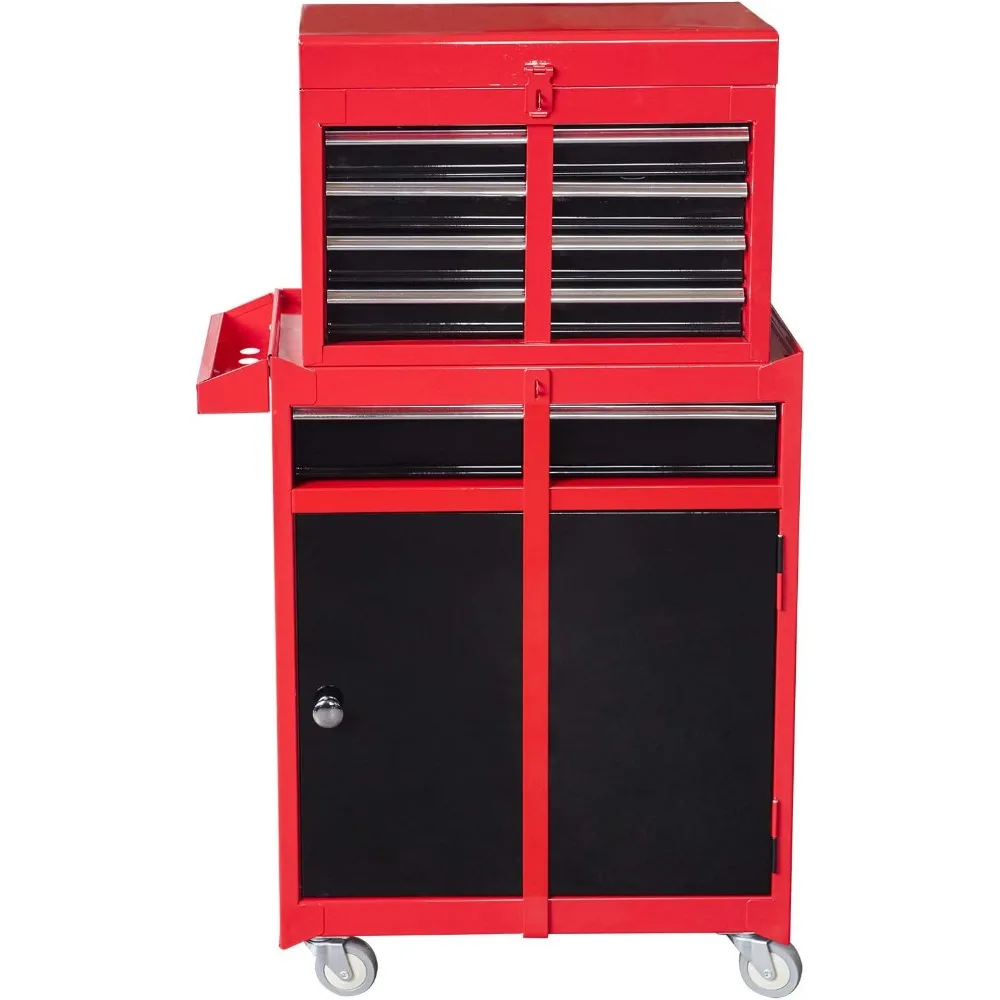 

ATBT1204R-RB Torin Rolling Garage Workshop Tool Organizer: Detachable 4 Drawer Tool Chest