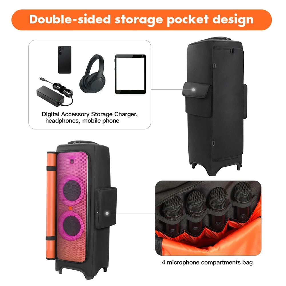 1PCS Speaker Protective Case Anti-Slip Dust Cover For JBL PartyBox 1000/710/520/310/320/110/Club 120/Encore Essentinal/Ultimate view 5