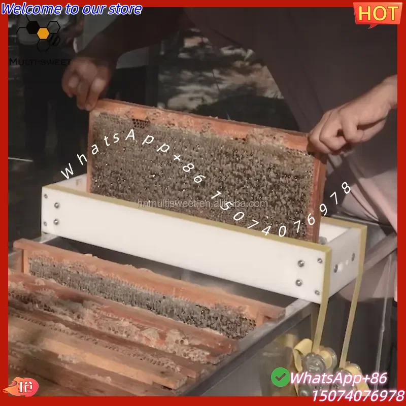 2026 Manual Roller Type Honeycomb Honey Frame Uncapper