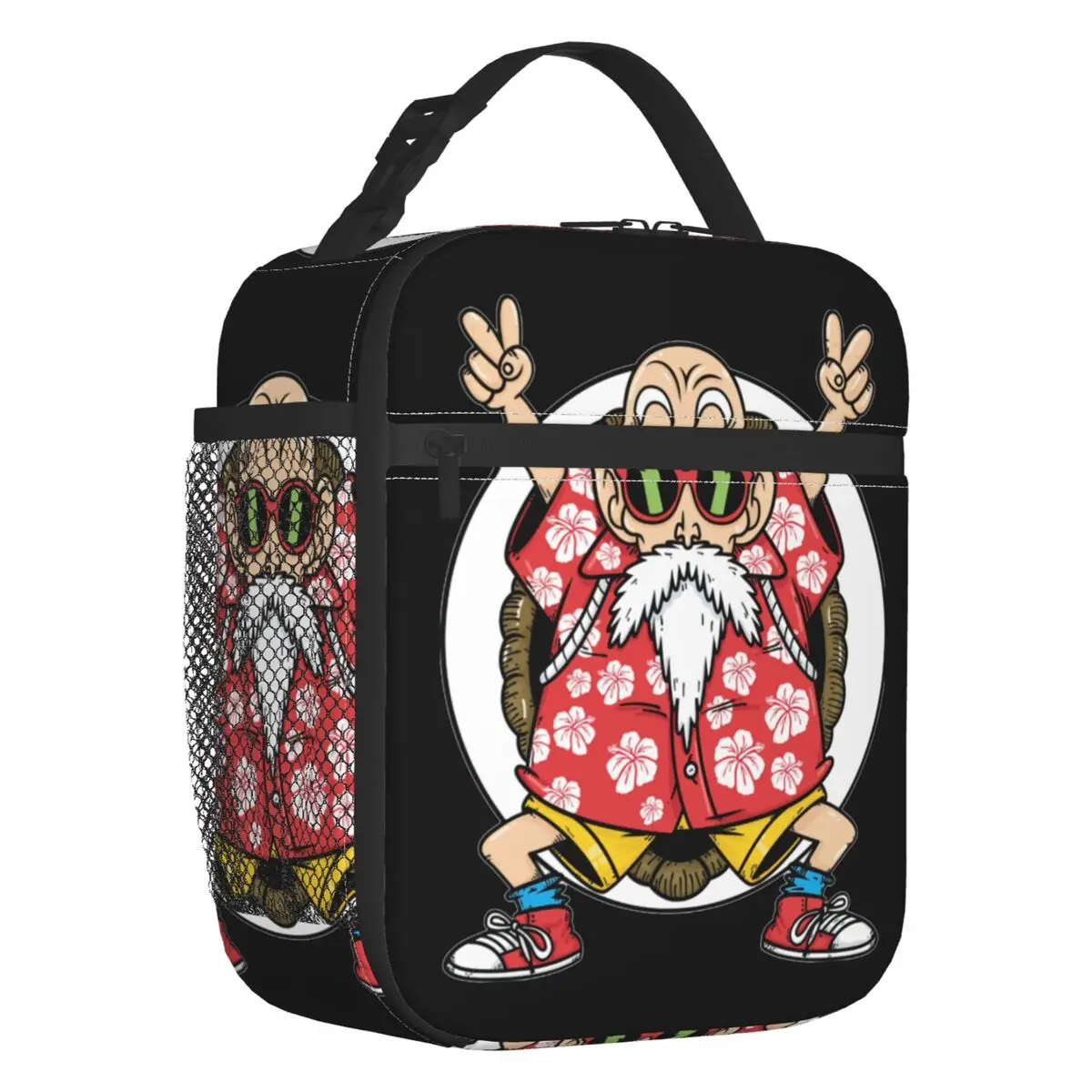 

Custom DBZ Dragons Ball Goku Japanese Anime Lunch Bags Women Men Portable Lunch Tote for School Office Outdoor Storage Food Box