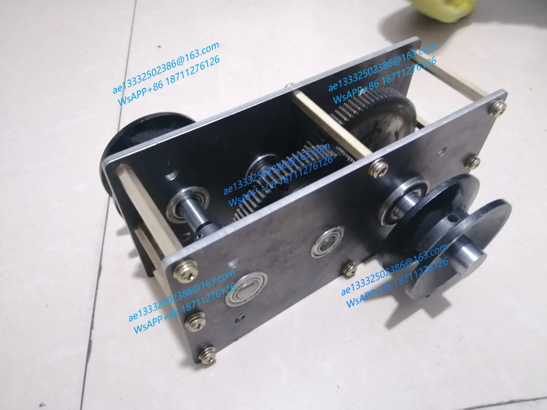 Hand generator speed increase gearbox wind hydraulic drive pulley gearbox reducer