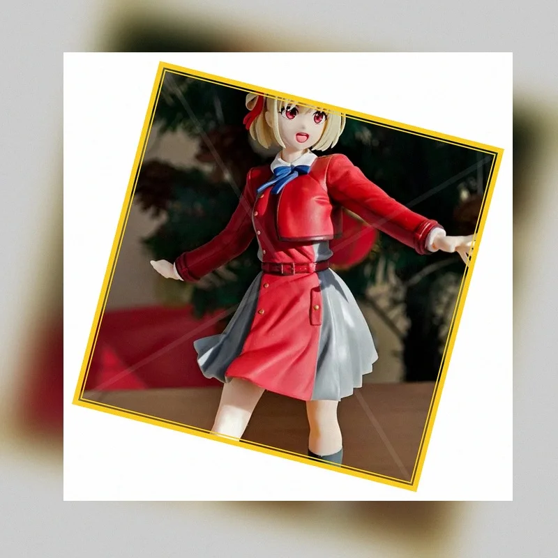 In-Stock Taito Coreful Lycoris Recoil Chisato Nishikigi School Uniform Ver. PVC Anime Figure Collection Toy